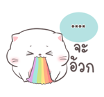สติกเกอร์เติมคำ เจ้าแมวอ้วนกลม เบบี้แคท รูปที่ 63
