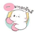 สติกเกอร์เติมคำ เจ้าแมวอ้วนกลม เบบี้แคท รูปที่ 79