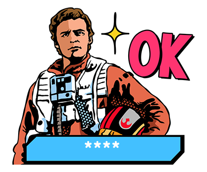 Star Wars สติกเกอร์เติมคำ รูปที่ 70