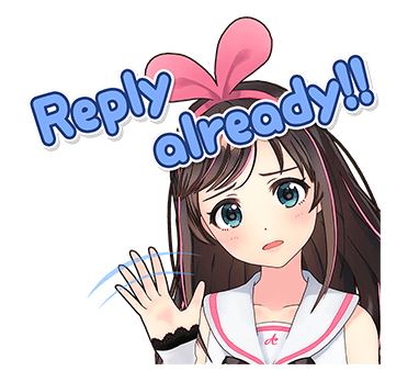 Kizuna AI สติกเกอร์พูดได้ 2 รูปที่ 14