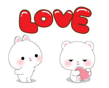 หมีคูล&ต่ายคิวท์ตี้ ดุ๊กดิ๊ก รูปที่ 2