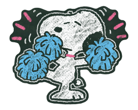 Snoopy ภาพวาดบนกระดานดำ รูปที่ 2