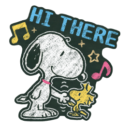 Snoopy ภาพวาดบนกระดานดำ รูปที่ 5