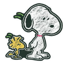 Snoopy ภาพวาดบนกระดานดำ รูปที่ 13