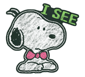 Snoopy ภาพวาดบนกระดานดำ รูปที่ 14