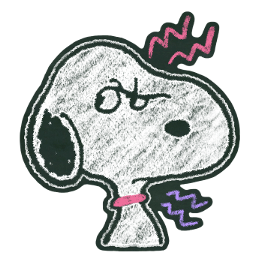 Snoopy ภาพวาดบนกระดานดำ รูปที่ 24