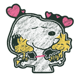 Snoopy ภาพวาดบนกระดานดำ รูปที่ 26