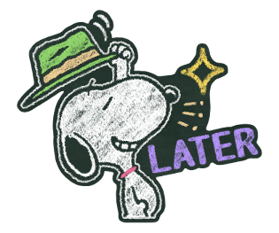 Snoopy ภาพวาดบนกระดานดำ รูปที่ 33