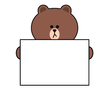 BROWN & FRIENDS สติกเกอร์ข้อความ รูปที่ 4