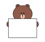 BROWN & FRIENDS สติกเกอร์ข้อความ รูปที่ 2
