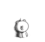 BROWN & FRIENDS สติกเกอร์ข้อความ รูปที่ 82