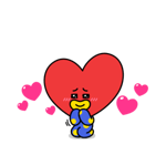 BT21 สติกเกอร์ข้อความ รูปที่ 6