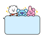 BT21 สติกเกอร์ข้อความ รูปที่ 10