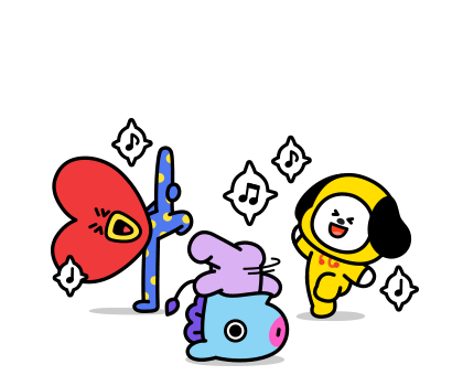 BT21 สติกเกอร์ข้อความ รูปที่ 24