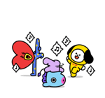 BT21 สติกเกอร์ข้อความ รูปที่ 22