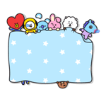 BT21 สติกเกอร์ข้อความ รูปที่ 30