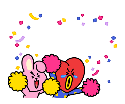 BT21 สติกเกอร์ข้อความ รูปที่ 40
