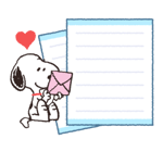 Snoopy สติกเกอร์ข้อความ รูปที่ 18