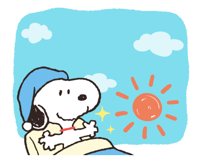 Snoopy สติกเกอร์ข้อความ รูปที่ 28