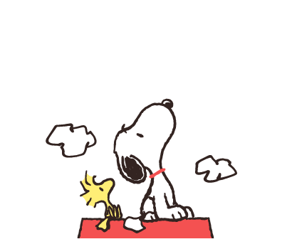 Snoopy สติกเกอร์ข้อความ รูปที่ 40