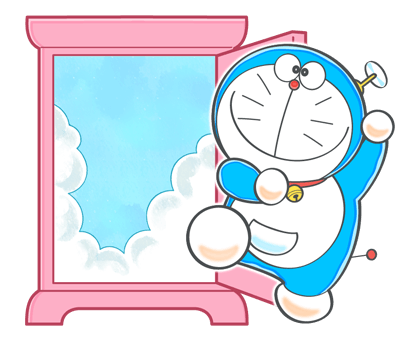 โดราเอมอน สติกเกอร์ข้อความ รูปที่ 92