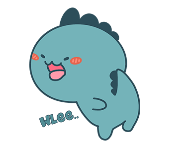 : Cute Dino : (Green) รูปที่ 3