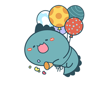 : Cute Dino : (Green) รูปที่ 4