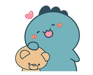 : Cute Dino : (Green) รูปที่ 5