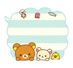 Rilakkuma สติกเกอร์ข้อความ รูปที่ 2