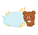 Rilakkuma สติกเกอร์ข้อความ รูปที่ 22