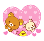 Rilakkuma สติกเกอร์ข้อความ รูปที่ 30