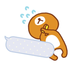 Rilakkuma สติกเกอร์ข้อความ รูปที่ 62