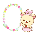 Rilakkuma สติกเกอร์ข้อความ รูปที่ 66