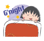 จิบิมารูโกะจัง สติกเกอร์ข้อความ รูปที่ 94
