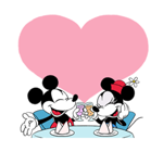 มิคกี้ & มินนี่ สติกเกอร์ข้อคว รูปที่ 34