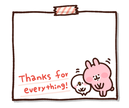Piske & Usagi Message Stickers 預覽 6