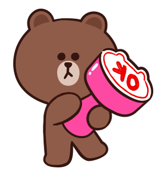 BROWN สติกเกอร์เอฟเฟกต์ รูปที่ 1