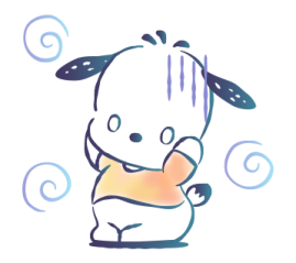 Pochacco ลายเส้นสีน้ำสดใส รูปที่ 31