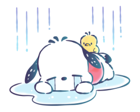 Pochacco ลายเส้นสีน้ำสดใส รูปที่ 38