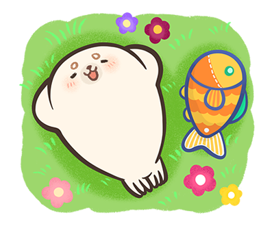 Baby Seal A-SHU Special Effect Stickers รูปที่ 3