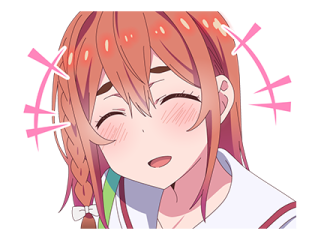 Chizuru ichinose okarishimasu kanojo abyss สติ๊กเกอร์ไลน์ Rent-A-Girlfriend Anime Voice Stickers - line2me.in.th