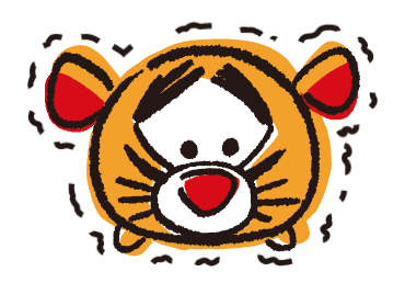 Disney Tsum Tsum ลายเส้นสีเทียน รูปที่ 20