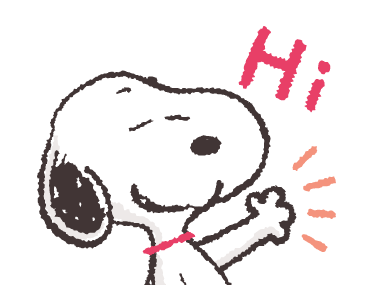 Snoopy สติกเกอร์สำหรับทุกวัน♪ รูปที่ 1