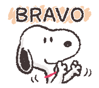 Snoopy สติกเกอร์สำหรับทุกวัน♪ รูปที่ 9