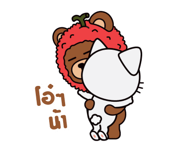 LYCHEE Animated Stickers: Daily Life รูปที่ 16