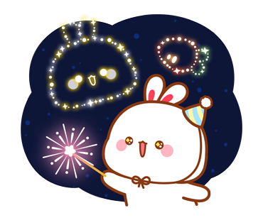 กระต่ายทูจิ สติกเกอร์เอฟเฟกต์ รูปที่ 12