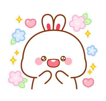 กระต่ายทูจิ สติกเกอร์เอฟเฟกต์ รูปที่ 22