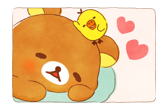 Rilakkuma beside you stickers รูปที่ 1