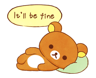Rilakkuma beside you stickers รูปที่ 3