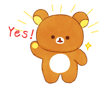 Rilakkuma beside you stickers รูปที่ 5